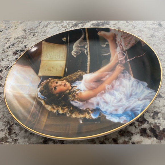 Sandra Kuck / Reco "The Rehearsal" Collector Plate 1988 Plate Number 4386 RVS - Picture 3 of 5